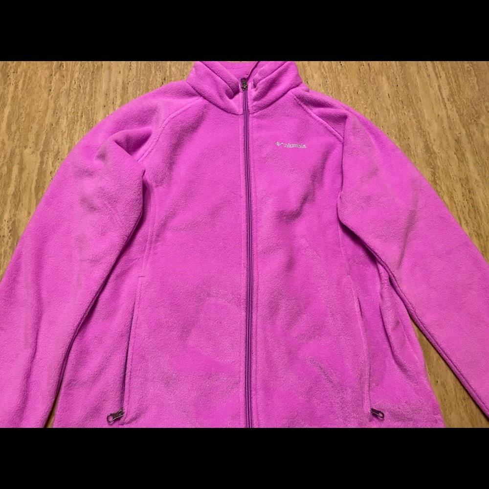 Purple Columbia fleece zip up
